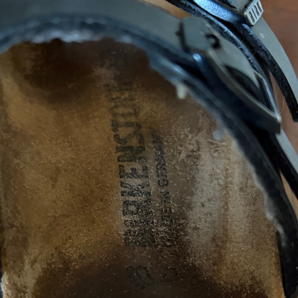 Black Birkenstock Mayari Sandals - Picture 4 of 6